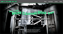 Desktop Screenshot of nightofthelivingdeadlive.com